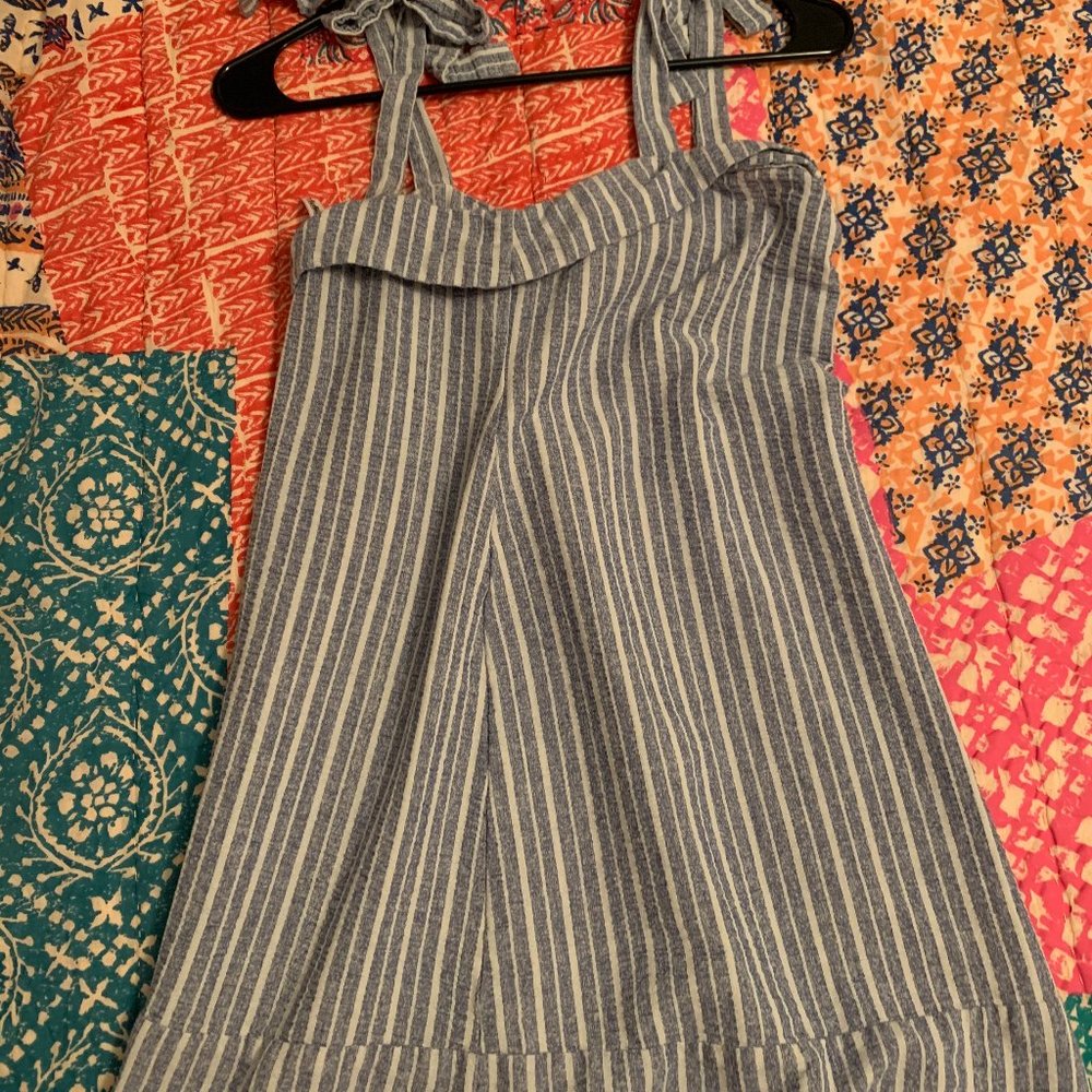 Princess Polly blue striped dress